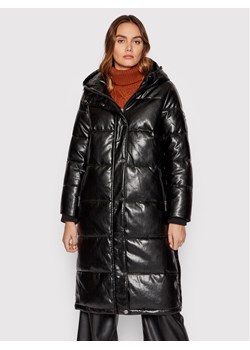 DKNY Kurtka z imitacji skóry DL1MPH53 Czarny Regular Fit ze sklepu MODIVO w kategorii Kurtki damskie - zdjęcie 181207335
