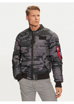 Alpha Industries Kurtka bomber 138116C Czarny Regular Fit ze sklepu MODIVO w kategorii Kurtki męskie - zdjęcie 181207555