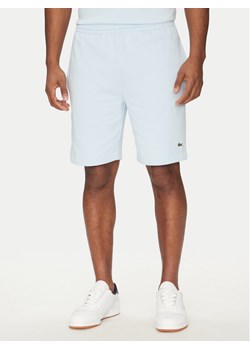 Lacoste Szorty sportowe GH9627 Błękitny Regular Fit ze sklepu MODIVO w kategorii Spodenki męskie - zdjęcie 181207578