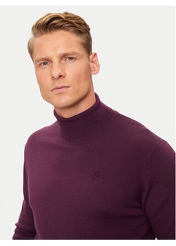 KARL LAGERFELD Golf 655058 544399 Fioletowy Regular Fit ze sklepu MODIVO w kategorii Swetry męskie - zdjęcie 181207607