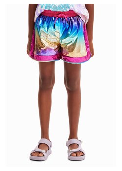 Desigual Szorty materiałowe 23SGPW02 Kolorowy Regular Fit ze sklepu MODIVO w kategorii Spodenki dziewczęce - zdjęcie 181207677