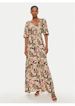 Roxy Sukienka letnia Peaceful Swell Again ERJWD03789 Kolorowy Regular Fit ze sklepu MODIVO w kategorii Sukienki - zdjęcie 181207746