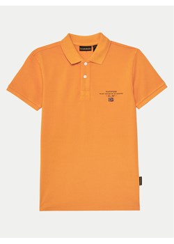 Napapijri Polo Elbas 5 NP0A4G4NA701 D Pomarańczowy Regular Fit ze sklepu MODIVO w kategorii T-shirty chłopięce - zdjęcie 181207796
