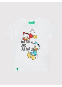 United Colors Of Benetton T-Shirt DISNEY 3096G103J Biały Regular Fit ze sklepu MODIVO w kategorii Koszulki niemowlęce - zdjęcie 181207815
