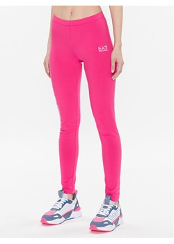 EA7 Emporio Armani Legginsy 8NTP63 TJ01Z 1417 Różowy Slim Fit ze sklepu MODIVO w kategorii Spodnie damskie - zdjęcie 181207838