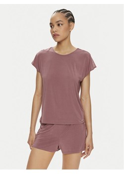 Calvin Klein Underwear Koszulka piżamowa 000QS7157E Różowy Relaxed Fit ze sklepu MODIVO w kategorii Piżamy damskie - zdjęcie 181207999