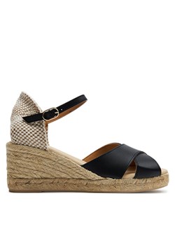 Geox Espadryle D Gelsa Low D45NGA 00085 C9999 Czarny ze sklepu MODIVO w kategorii Sandały damskie - zdjęcie 181208107