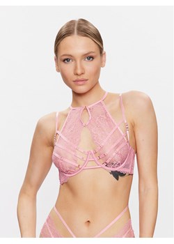 Hunkemöller Biustonosz z fiszbiną Roxanne 201009 Różowy ze sklepu MODIVO w kategorii Biustonosze - zdjęcie 181208168