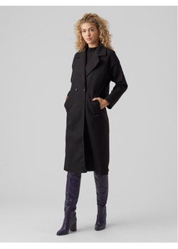 Vero Moda Płaszcz przejściowy Spencer 10267449 Czarny Regular Fit - id: 0000300134702 - marki Vero Moda - 181208216 Vero Moda Płaszcz przejściowy Spencer 10267449 Czarny Regular Fit ze sklepu MODIVO w kategorii Płaszcze damskie - zdjęcie 181208216