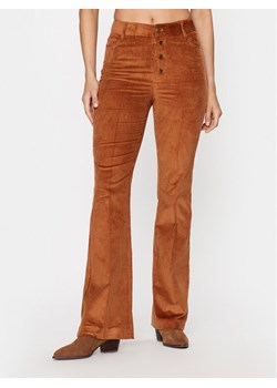 TWINSET Spodnie materiałowe 232TT2361 Brązowy Regular Fit ze sklepu MODIVO w kategorii Spodnie damskie - zdjęcie 181208376