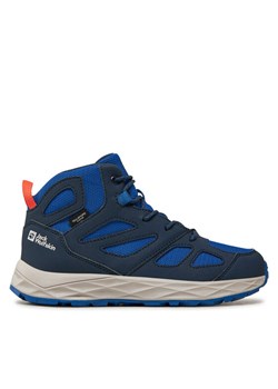 Jack Wolfskin Trekkingi Woodland 2 Texapore Mid K 4059831 Granatowy ze sklepu MODIVO w kategorii Buty trekkingowe dziecięce - zdjęcie 181208457