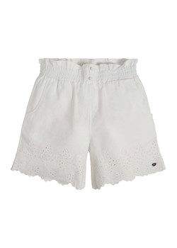 Guess Szorty materiałowe J3GD07 WCVM0 Biały Relaxed Fit ze sklepu MODIVO w kategorii Spodenki dziewczęce - zdjęcie 181208466