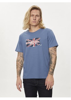 Pepe Jeans T-Shirt Clag PM509384 Niebieski Regular Fit ze sklepu MODIVO w kategorii T-shirty męskie - zdjęcie 181208576