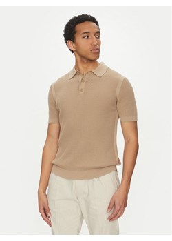 JOOP! Jeans Polo 15 JJK-08Vicono 30045448 Beżowy Modern Fit ze sklepu MODIVO w kategorii T-shirty męskie - zdjęcie 181208585