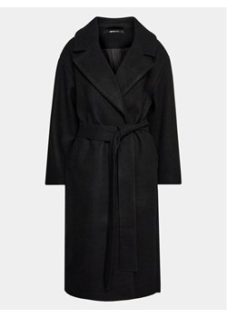 Gina Tricot Płaszcz przejściowy 20609 Czarny Regular Fit ze sklepu MODIVO w kategorii Płaszcze damskie - zdjęcie 181208589