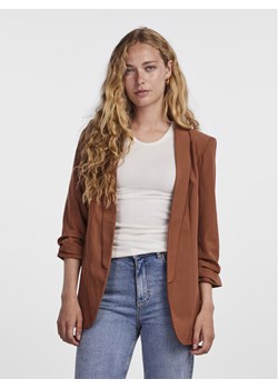 Pieces Marynarka Bosella 17090996 Brązowy Regular Fit ze sklepu MODIVO w kategorii Marynarki damskie - zdjęcie 181208616
