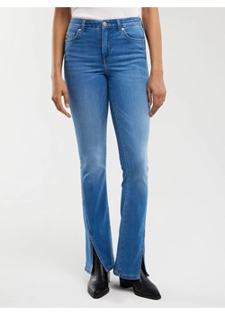 Jeansy damskie bootcut z rozcięciami niebieskie Blake 402 ze sklepu Big Star w kategorii Jeansy damskie - zdjęcie 181210028