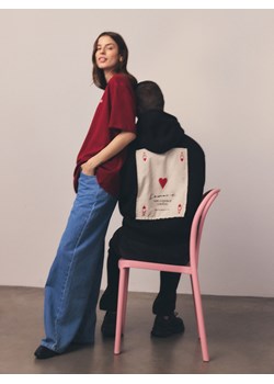 Reserved - Bluza z naszywką - czarny ze sklepu Reserved w kategorii Bluzy damskie - zdjęcie 181210315