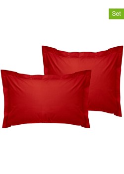 Colourful Cotton Poszewki renforcè (2 szt.) w kolorze czerwonym na poduszkę ze sklepu Limango Polska w kategorii Poszewki na poduszki - zdjęcie 181210585