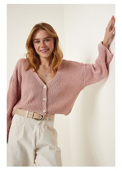 Happiness Istanbul Kardigan w kolorze jasnoróżowym ze sklepu Limango Polska w kategorii Swetry damskie - zdjęcie 181210987