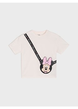 Sinsay - Koszulka z naszytą torebką zapinaną na zamek Minnie Mouse - kremowy ze sklepu Sinsay w kategorii Bluzki dziewczęce - zdjęcie 181211756
