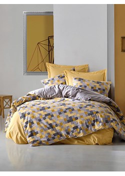 Colorful Cotton Komplet pościeli renforcé &quot;Elon&quot; w kolorze żółto-szarym ze sklepu Limango Polska w kategorii Pościele - zdjęcie 181211849