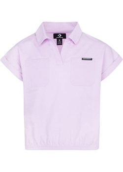 Converse Koszulka polo w kolorze fioletowym ze sklepu Limango Polska w kategorii Bluzki dziewczęce - zdjęcie 181211936