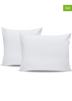 Colourful Cotton Poszewki renforcè (2 szt.) w kolorze białym na poduszkę ze sklepu Limango Polska w kategorii Poszewki na poduszki - zdjęcie 181211958