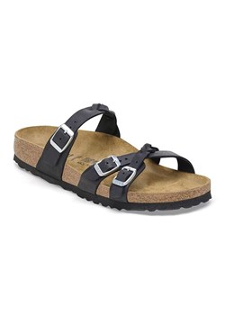 Birkenstock Skórzane klapki &quot;Arizona&quot; w kolorze czarnym ze sklepu Limango Polska w kategorii Klapki damskie - zdjęcie 181212355