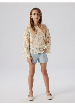 name it Szorty dżinsowe - Slim fit - w kolorze błękitnym ze sklepu Limango Polska w kategorii Spodenki dziewczęce - zdjęcie 181212526