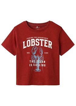 name it Koszulka &quot;Fabi&quot; w kolorze czerwonym ze sklepu Limango Polska w kategorii T-shirty chłopięce - zdjęcie 181212548