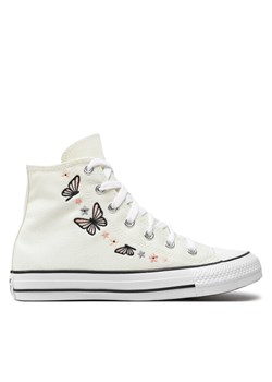 Converse Trampki Chuck Taylor All Star Eva Lift Butterflies A07336C Beżowy ze sklepu MODIVO w kategorii Trampki dziecięce - zdjęcie 181212797