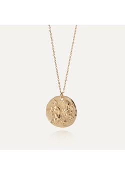 Srebrny naszyjnik znak zodiaku - bliźnięta w złotym pokryciu ze sklepu GIORRE w kategorii Naszyjniki - zdjęcie 181213329