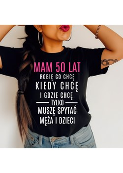 DAMSKA Koszulka na 50 urodziny, ŚMIESZNA KOSZULKA NA pięćdziesiątkę dla koleżanki ze sklepu Time For Fashion w kategorii Bluzki damskie - zdjęcie 181213558
