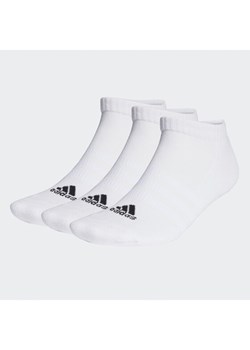 adidas Skarpety stopki unisex Cushioned Low-Cut Socks 3 Pairs HT3434 Biały ze sklepu MODIVO w kategorii Skarpetki męskie - zdjęcie 181215986