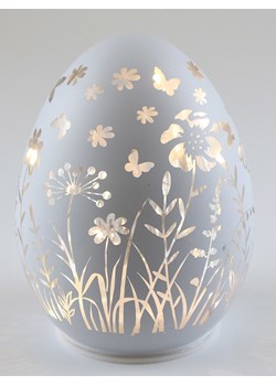 AM Design Lampa dekoracyjna LED w kolorze białym - wys. 13 x Ø 11 cm ze sklepu Limango Polska w kategorii Oświetlenie led - zdjęcie 181217515