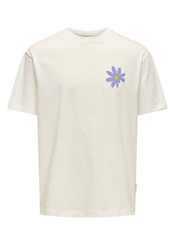 ONLY &amp; SONS Koszulka w kolorze białym ze sklepu Limango Polska w kategorii T-shirty męskie - zdjęcie 181217545