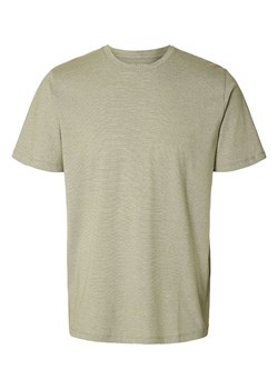 SELECTED HOMME Koszulka w kolorze beżowym ze sklepu Limango Polska w kategorii T-shirty męskie - zdjęcie 181217679