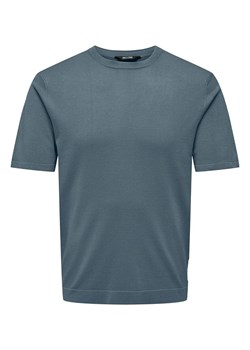 ONLY &amp; SONS Koszulka w kolorze antracytowym ze sklepu Limango Polska w kategorii T-shirty męskie - zdjęcie 181217688