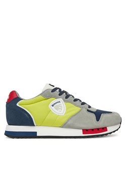 Sneakersy Blauer S5QUEENS05 Zielony ze sklepu eobuwie.pl w kategorii Buty sportowe męskie - zdjęcie 181218655