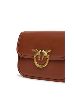 Torba PINKO Love Box Bag Fl Mini PE 25 PLTT 104297 A26L Brązowy ze sklepu eobuwie.pl w kategorii Listonoszki - zdjęcie 181218747