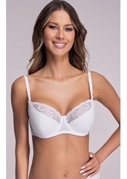 Ava biustonosz półusztywniany semi-soft biały 2110 Maxi, Kolor biały, Rozmiar 100E, Ava ze sklepu Intymna w kategorii Biustonosze - zdjęcie 181218829