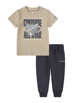 Converse 2-częściowy zestaw w kolorze beżowo-antracytowym ze sklepu Limango Polska w kategorii Odzież dla niemowląt - zdjęcie 181218919