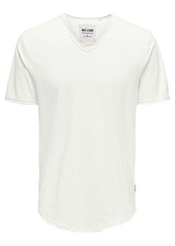ONLY &amp; SONS Koszulka w kolorze białym ze sklepu Limango Polska w kategorii T-shirty męskie - zdjęcie 181218946