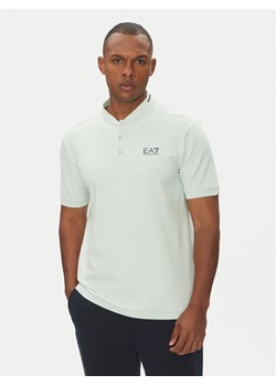 EA7 Emporio Armani Polo 7M000183 AF13511 U9060 Błękitny Regular Fit ze sklepu MODIVO w kategorii T-shirty męskie - zdjęcie 181219328