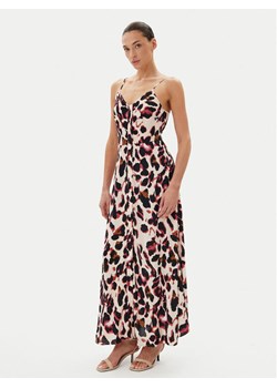 YAS Sukienka letnia Savanna 26035342 Beżowy Regular Fit ze sklepu MODIVO w kategorii Sukienki - zdjęcie 181219355