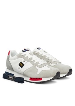 Blauer Sneakersy S5QUEENS01 Biały ze sklepu MODIVO w kategorii Buty sportowe męskie - zdjęcie 181219366