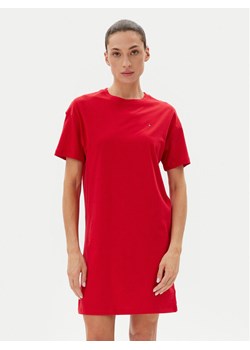 Tommy Hilfiger Koszula nocna UW0UW05767 Czerwony Regular Fit - id: 0000304659171 - marki Tommy Hilfiger - 181219446 Tommy Hilfiger Koszula nocna UW0UW05767 Czerwony Regular Fit ze sklepu MODIVO w kategorii Koszule nocne - zdjęcie 181219446