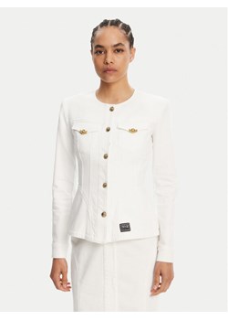 Versace Jeans Couture Sukienka koktajlowa 78HAO951 Biały Slim Fit ze sklepu MODIVO w kategorii Sukienki - zdjęcie 181219449
