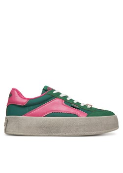 Buffalo Sneakersy Cajo 1636444 Zielony ze sklepu MODIVO w kategorii Buty sportowe damskie - zdjęcie 181219479